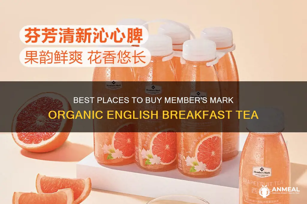 where to purchase members mark organic english breakfast tea