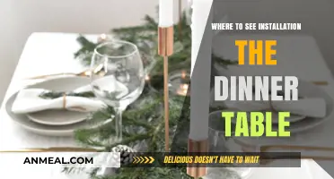 Discover the Best Locations to Experience 'The Dinner Table' Installation