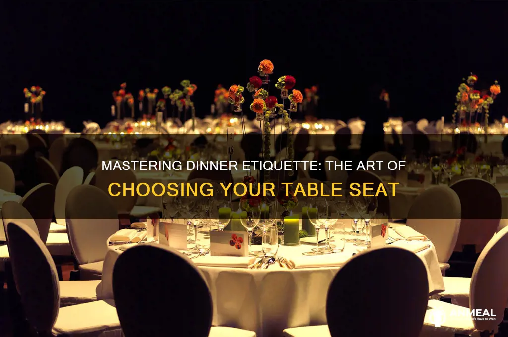 where to sit at the dinner table