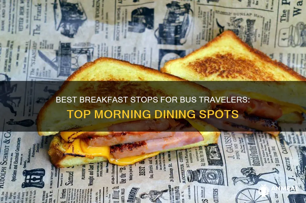 where to stop with bus for breakfast
