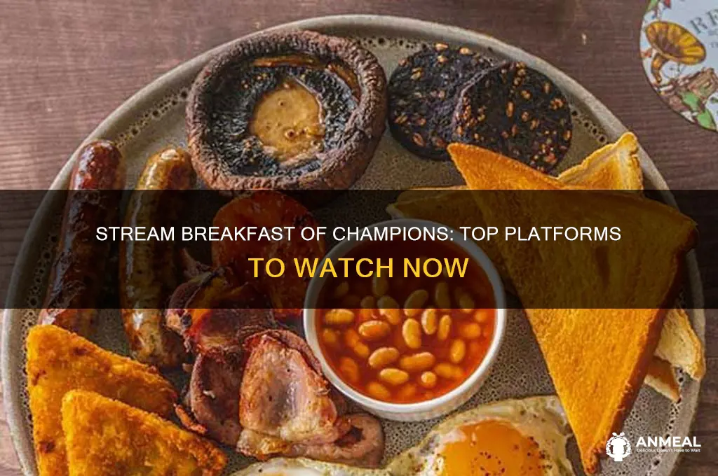 where to stream breakfast of champions