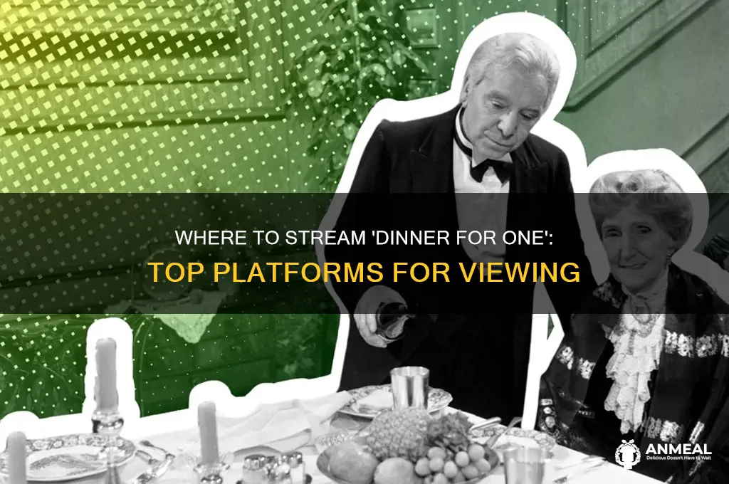 where to stream dinner for one