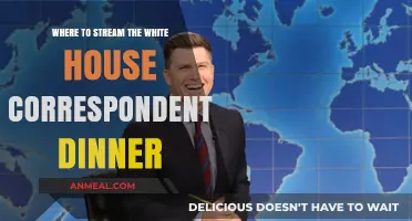 Where to Stream the White House Correspondents' Dinner: A Guide