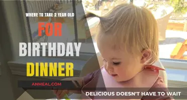 Toddler-Friendly Birthday Dinner Spots: Celebrating Your 2-Year-Old's Special Day