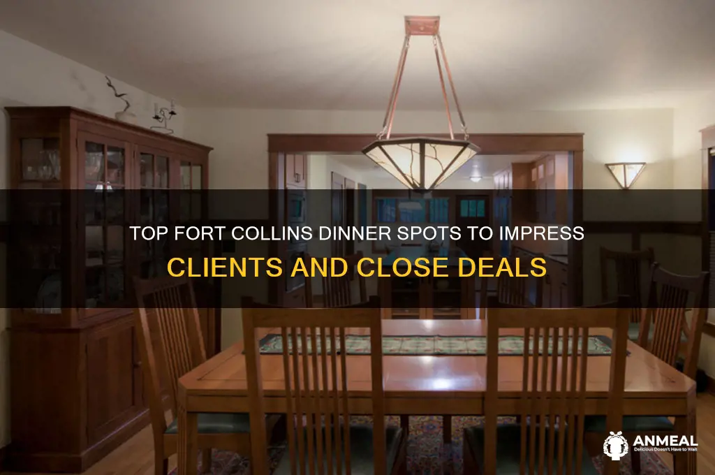 where to take clients for dinner fort collins