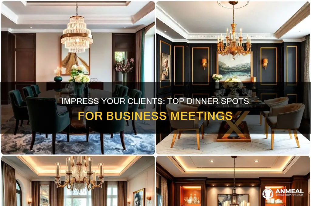 where to take clients for dinner