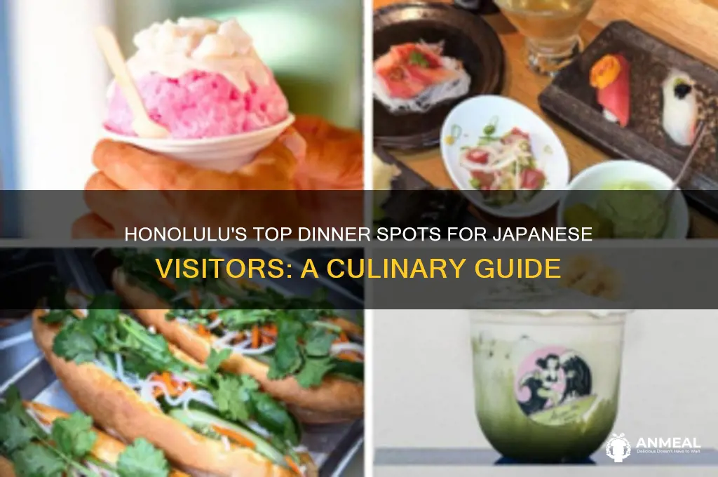 where to take japanese nationals to dinner in honolulu