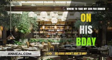 Celebrate Your Son's Birthday: Top Dinner Spots for a Memorable Evening