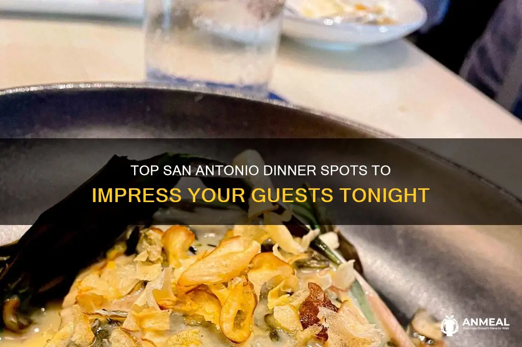 where to take san antonio guests to dinner