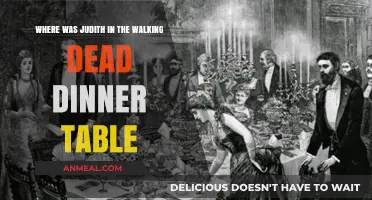 Judith's Absence at The Walking Dead's Iconic Dinner Table Scene