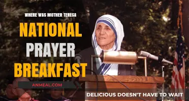 Mother Teresa's Historic National Prayer Breakfast Location Revealed