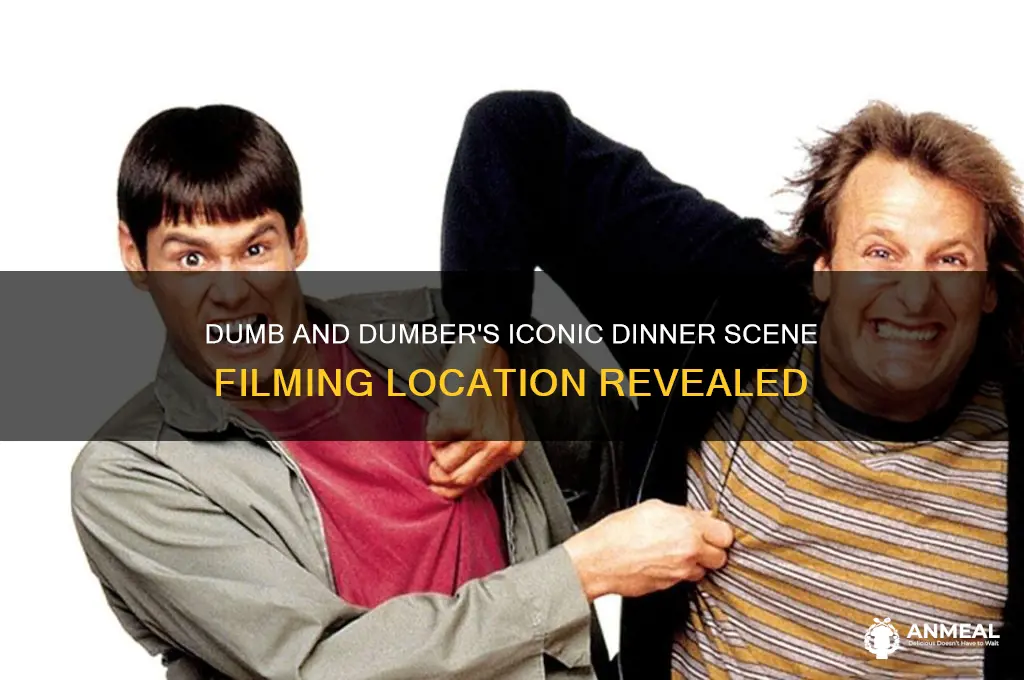 where was the dinner scene in dumb and dumber filmed