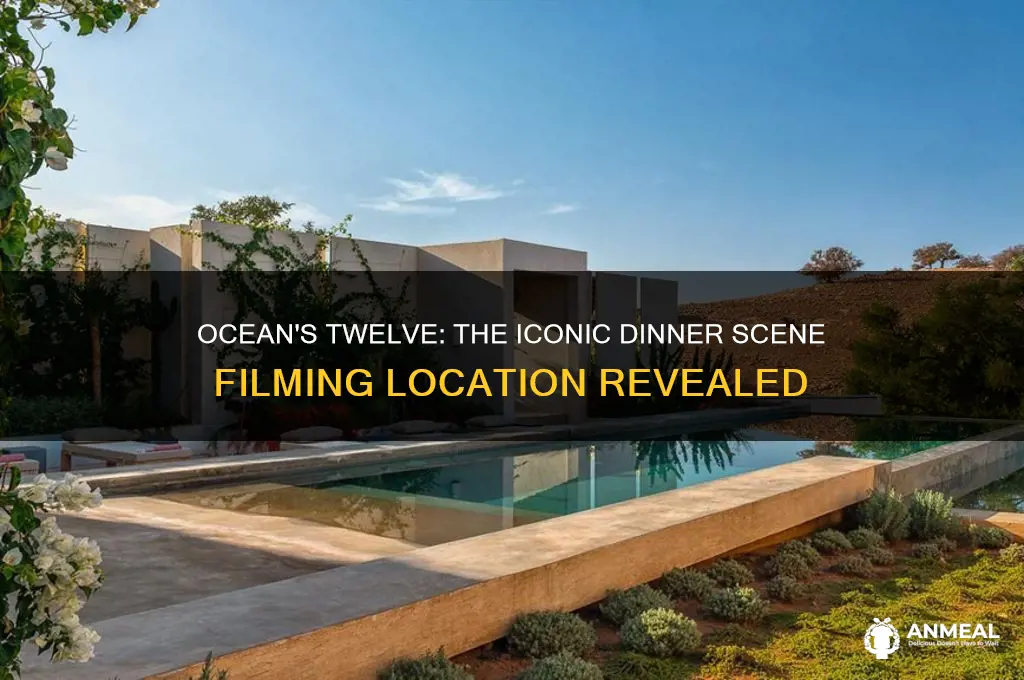 where was the dinner scene shot in ocean