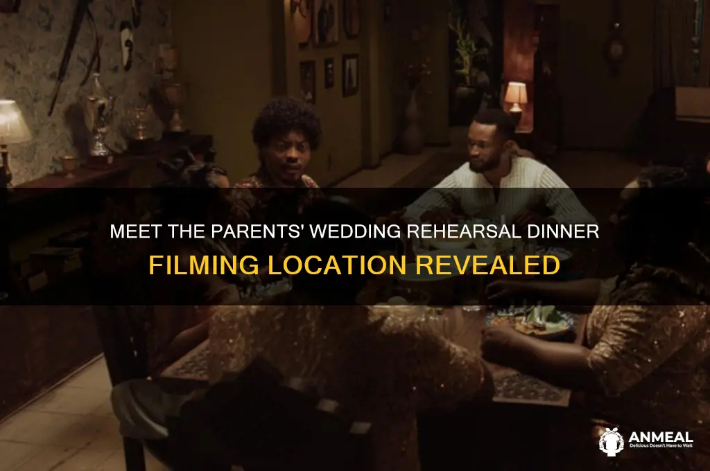 where was wedding rehersal dinner of meet the parents filmed