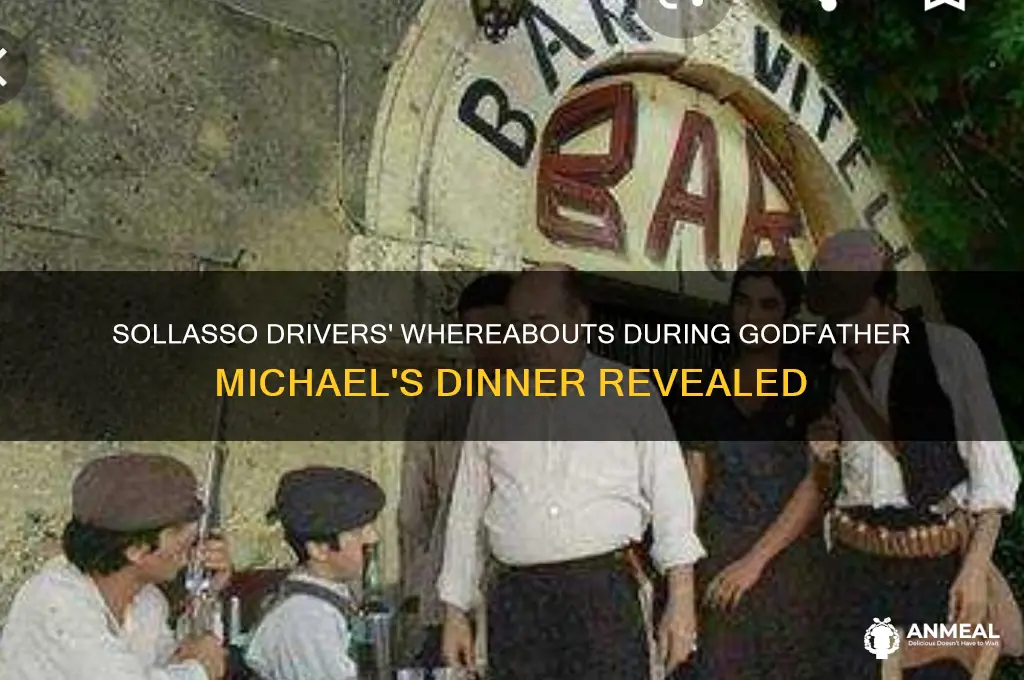 where were sollasso drivers while having dinner with michael godfather