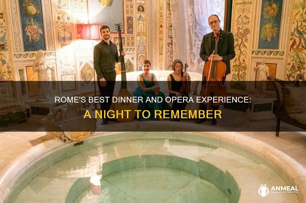 where would you have a dinner and opera in rome