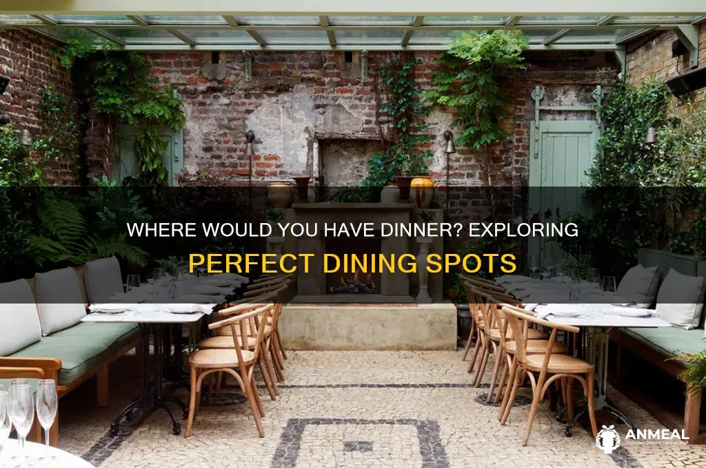 where would you have dinner