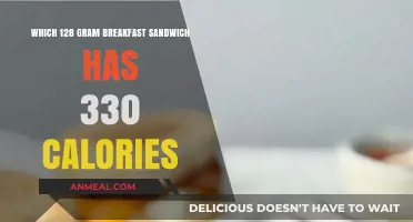 Low-Calorie Breakfast Sandwich: 330 Calories in 128 Grams Revealed