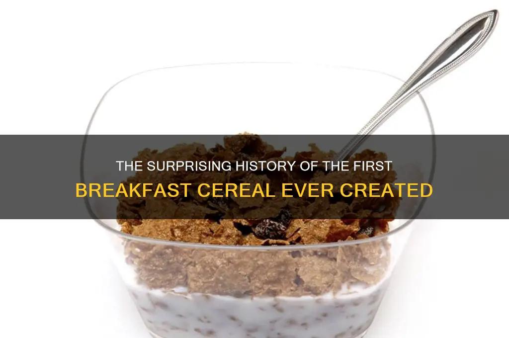 which breakfast cereal appeared earliest