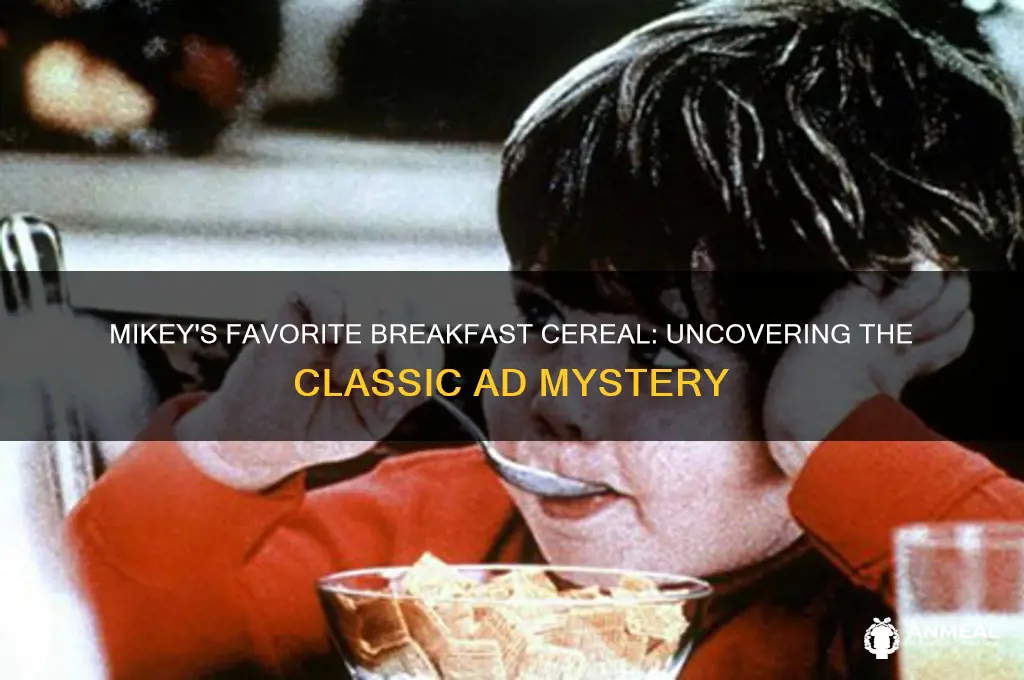 which breakfast cereal did mikey like