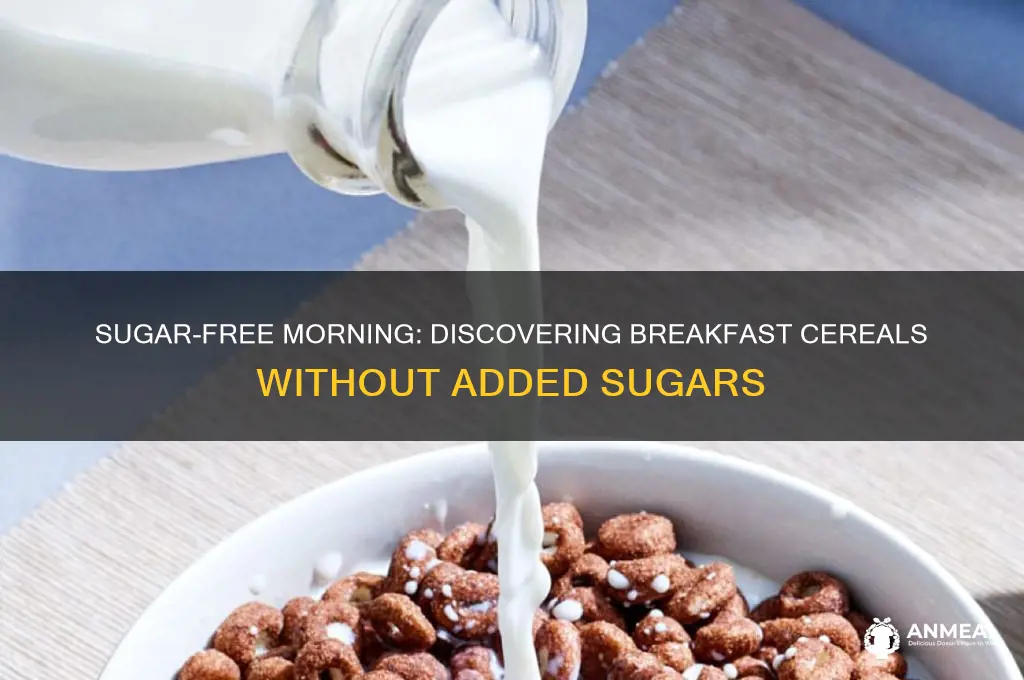 which breakfast cereal has no sugar