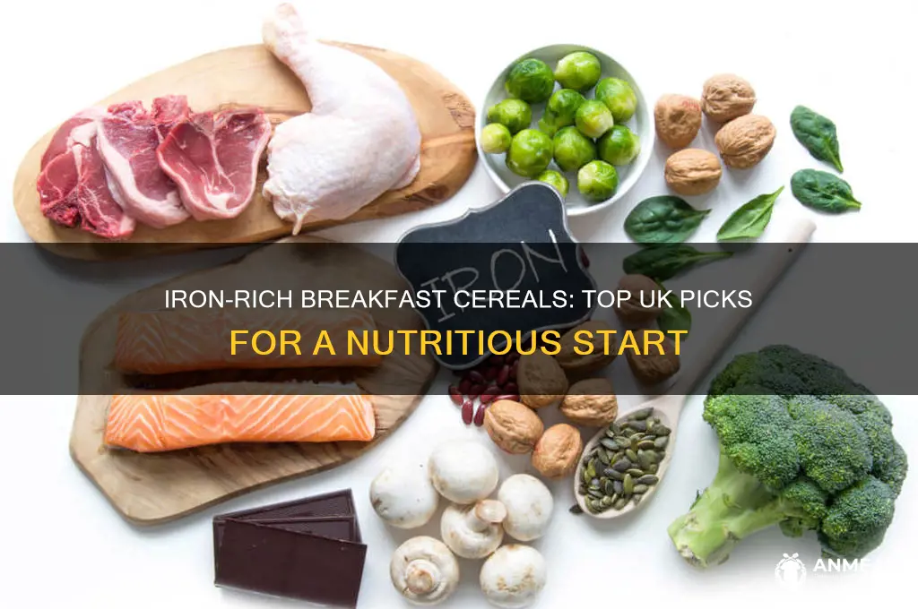 which breakfast cereal has the most iron uk