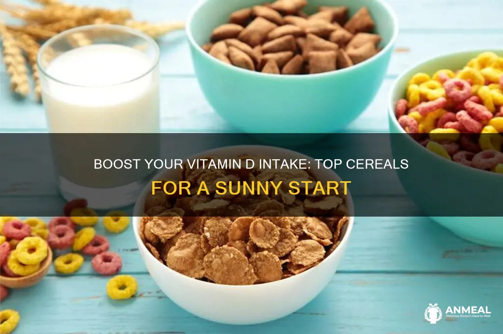 which breakfast cereal has the most vitamin d