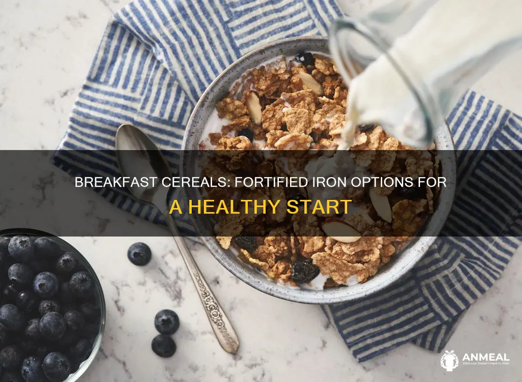 which breakfast cereals are fortified with iron
