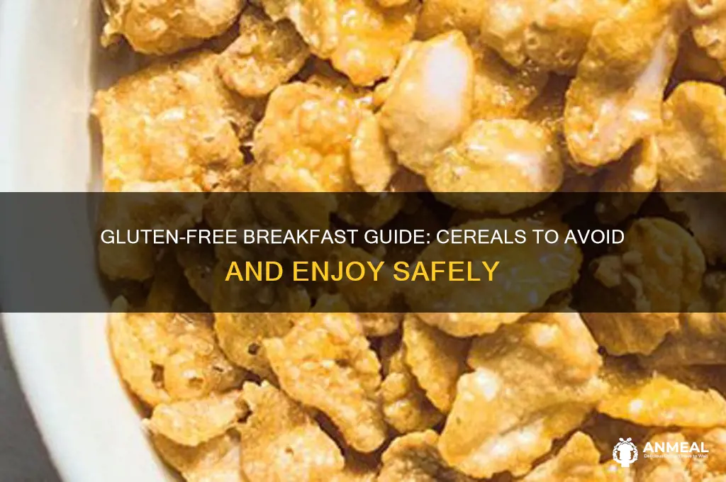 which breakfast cereals contain gluten