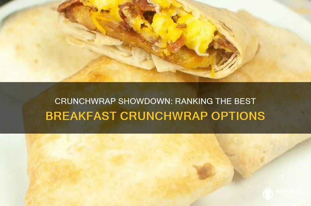which breakfast crunchwrap is the best