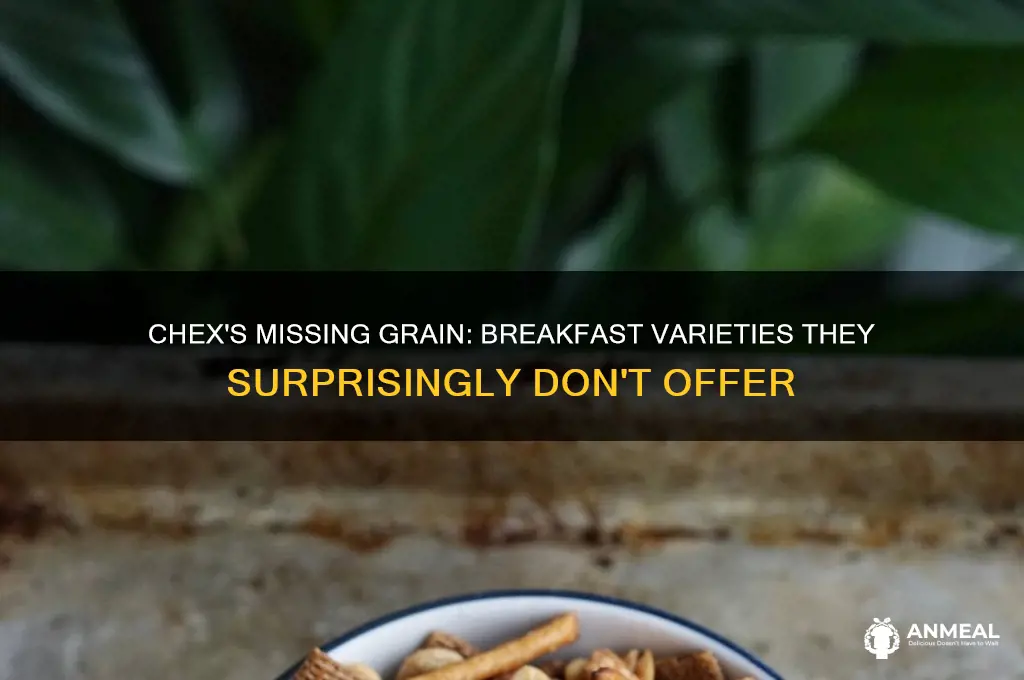 which breakfast grain variety does chex not sell