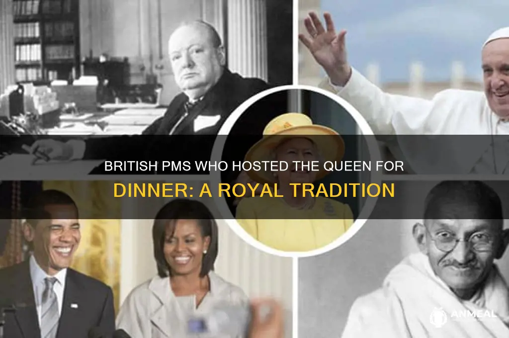 which british pm has hosted the queen for dinner
