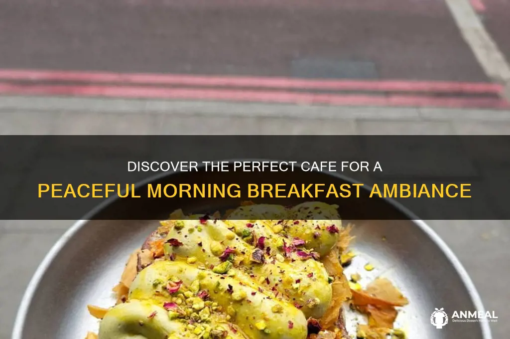 which cafe has the best ambiance for a quiet breakfast