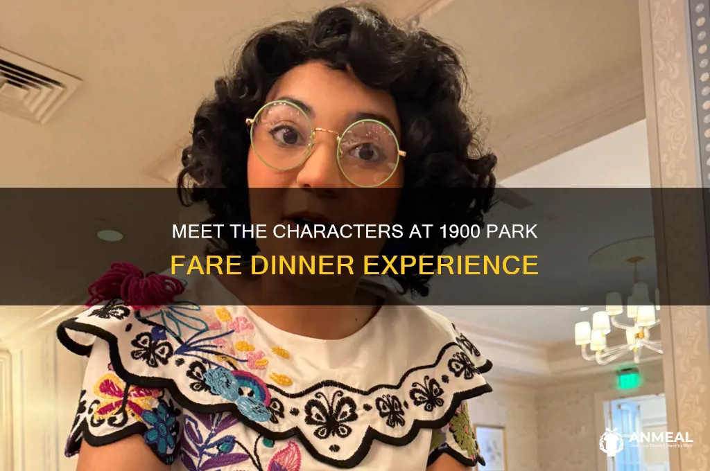 which characters are at 1900 park fare dinner