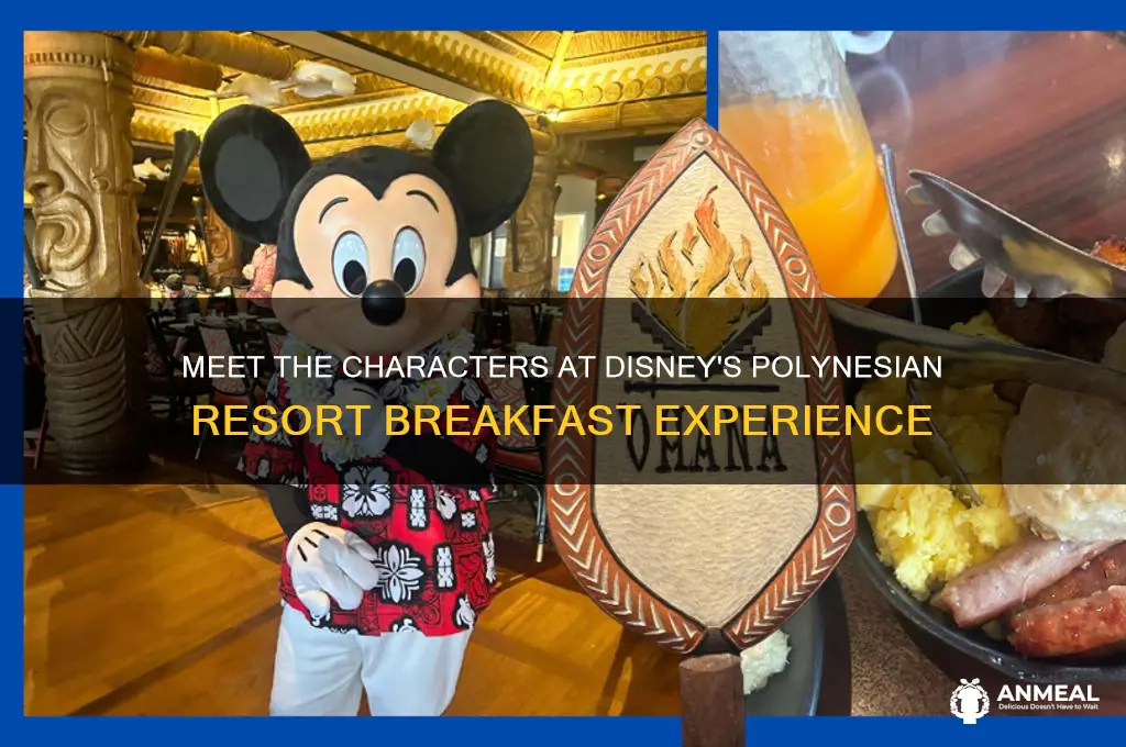 which characters are usally at polynesian resort breakfast