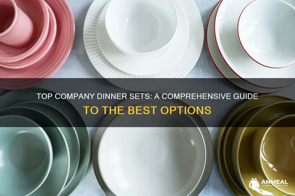 which company dinner set is best