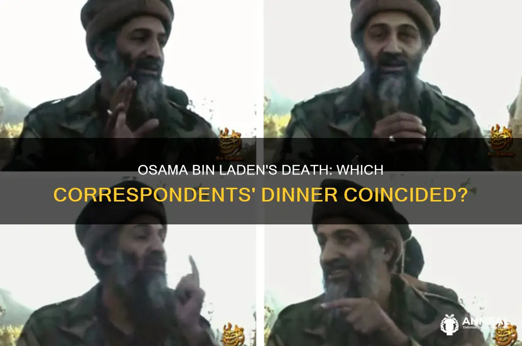 which correspondents dinner was osama bin laden killed during