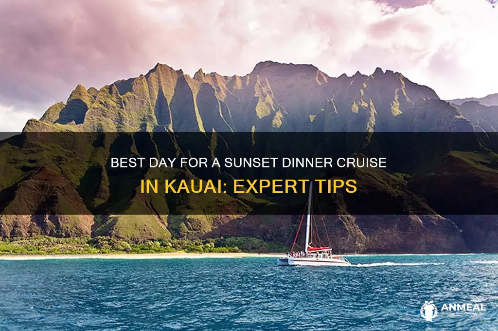 which day to do a sunset dinner cruise in kauai