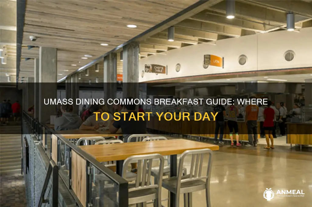 which dining commons at umass have breakfast