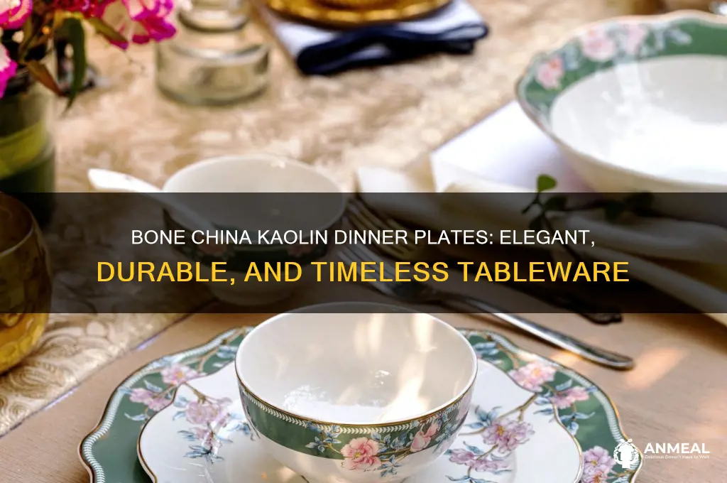 which dinner plates are made from bone china kaolin