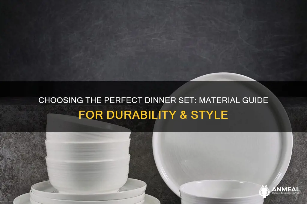which dinner set material is best