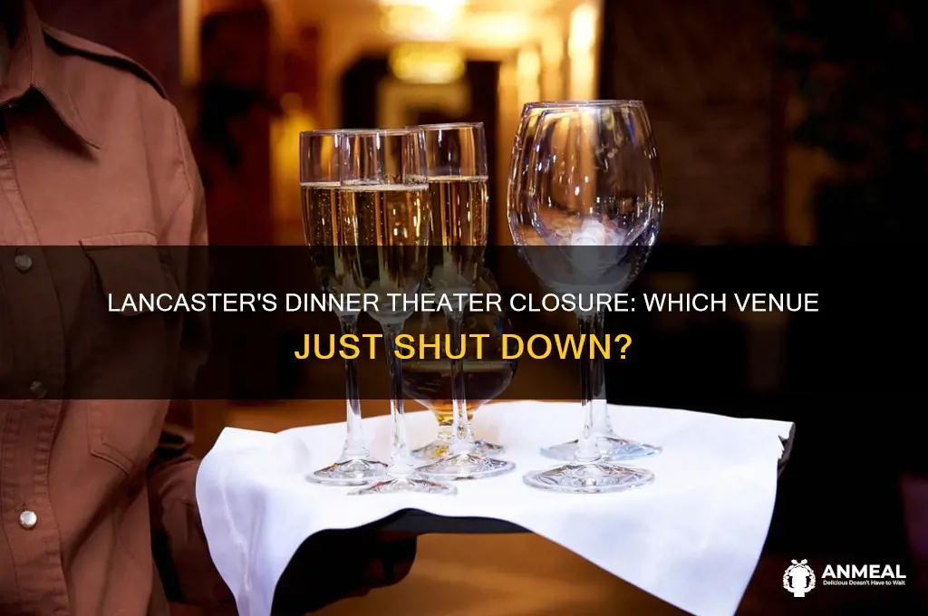 which dinner thester just closed down in lancaster