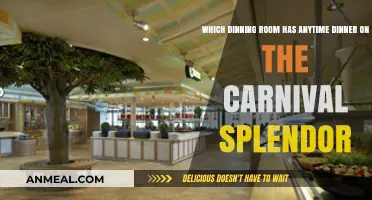 Carnival Splendor Dining: Where to Enjoy Anytime Dinner Options