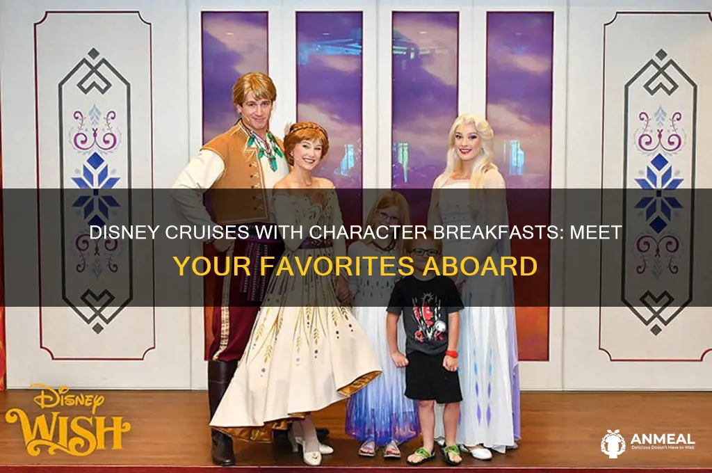 which disney cruises have character breakfasts