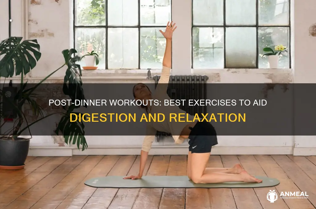 which exercise is best after dinner