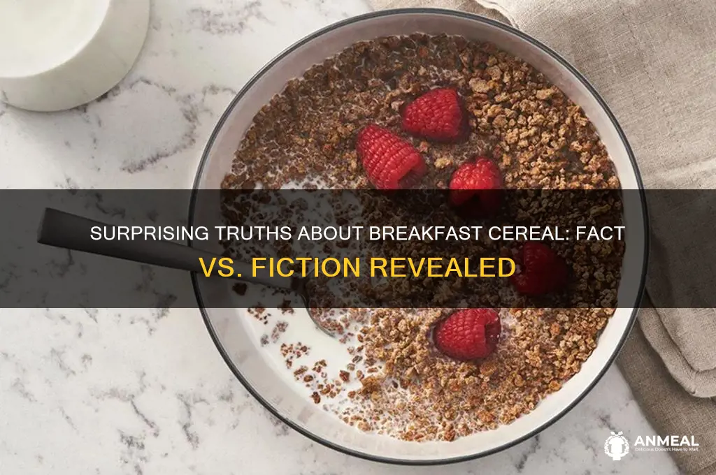 which fact about breakfast cereal is true