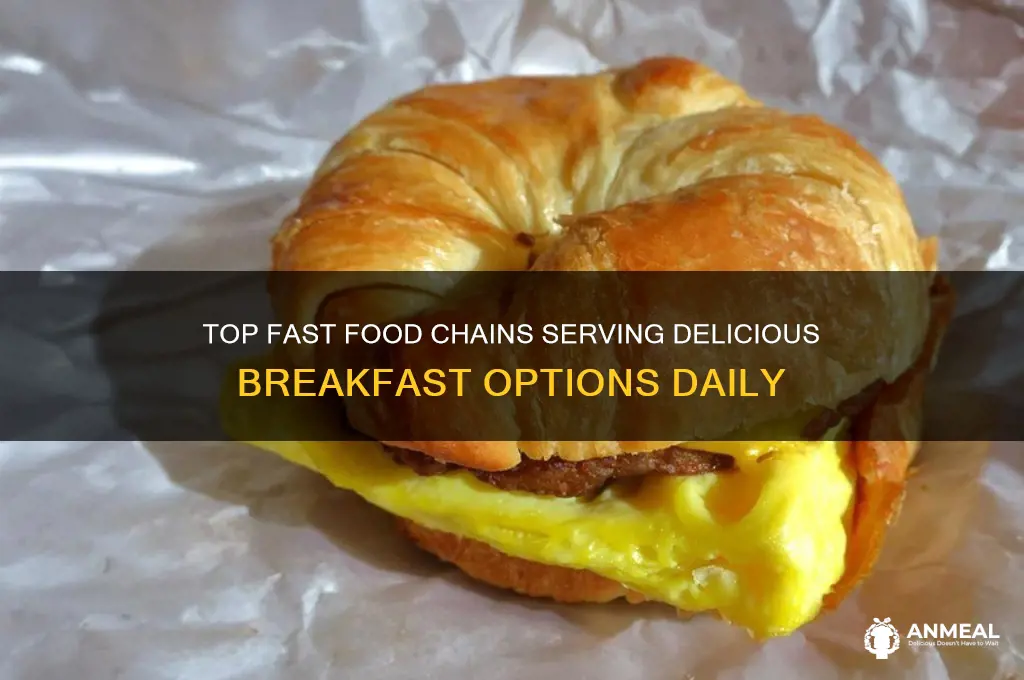 which fast food caterers for breakfast