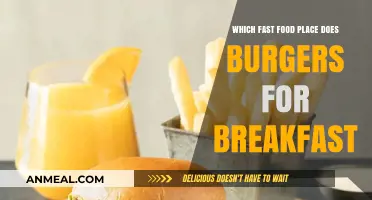 Breakfast Burger Bliss: Fast Food Spots Serving Morning Patty Delights