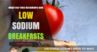 Healthy Breakfast Options: Low-Sodium Fast Food Breakfasts to Try