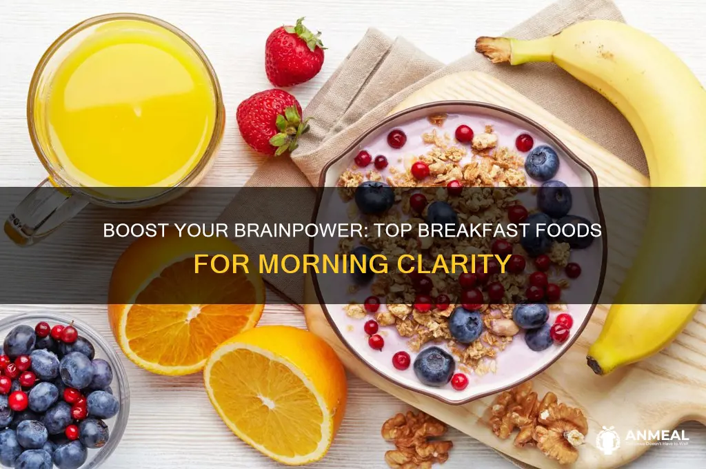 which food is best for morning breakfast to help thinking